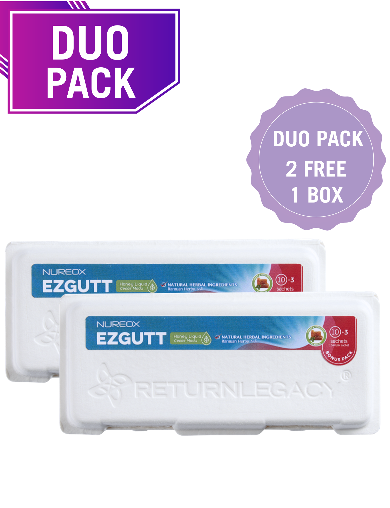 NUREOX EZGUTT (2 DUO PACK FREE 1 BOX)